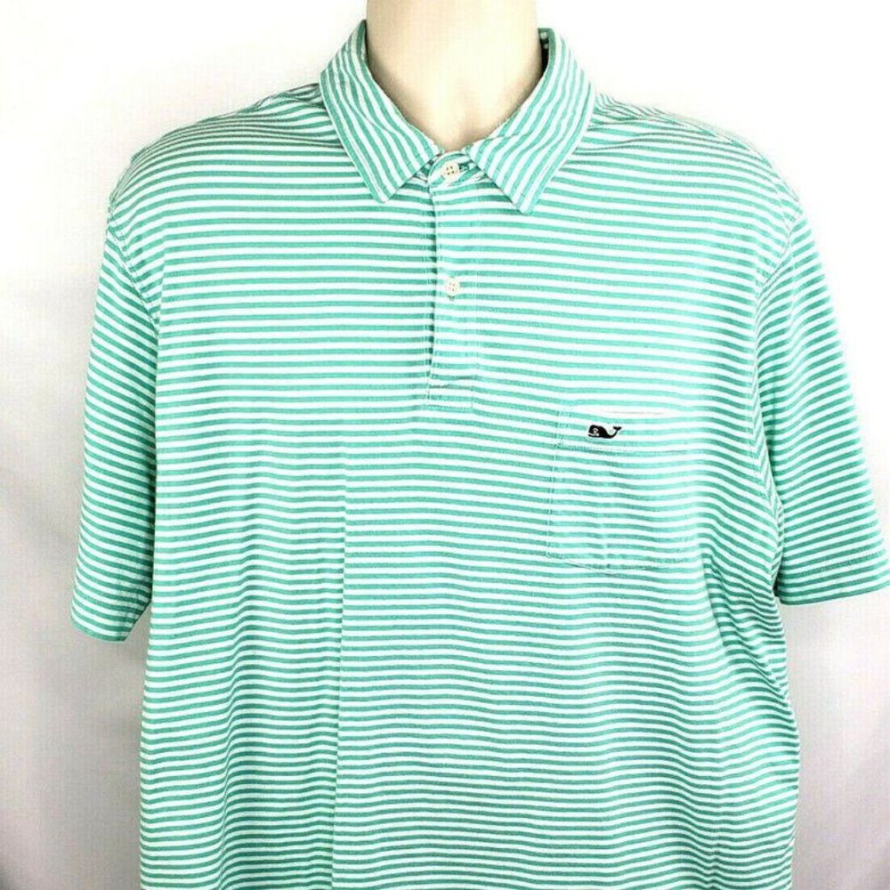 Men’s Vineyard Vines Striped Short Sleeve Polo